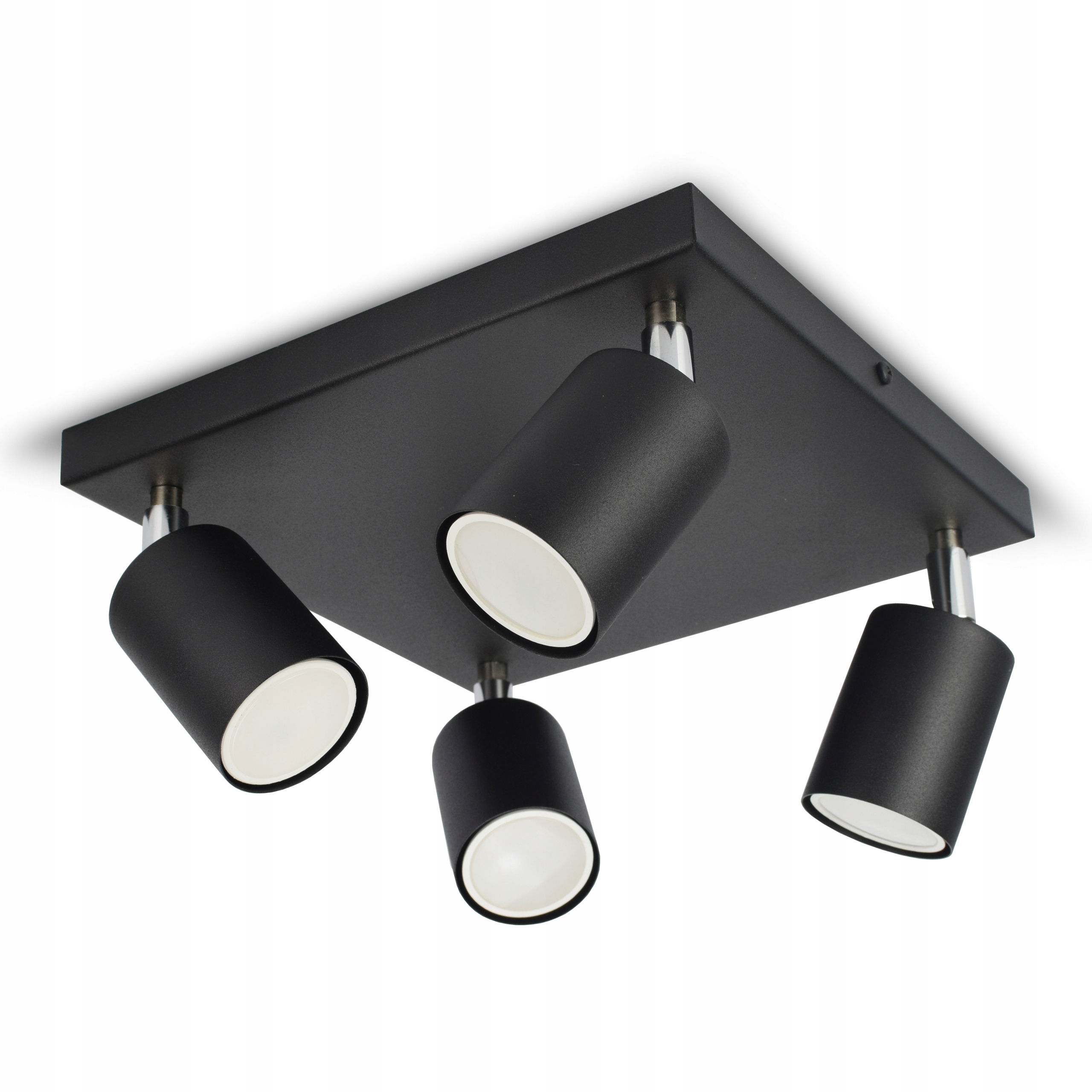 Lampa Sufitowa Żyrandol Plafon Tuby Metal Spot AG4 Led GU10