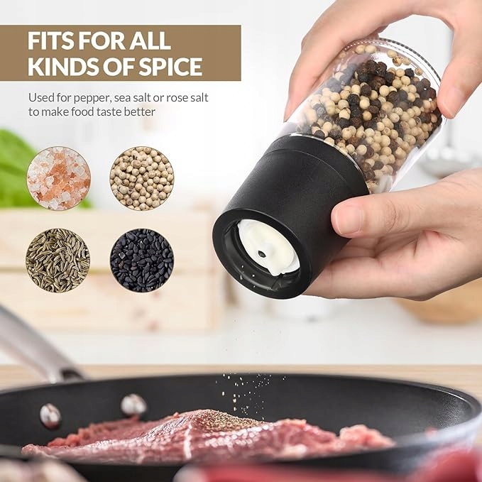 HOTDER ZESTAW 2 MŁYNKÓW DO SOLI I PIEPRZU Marka bez marki