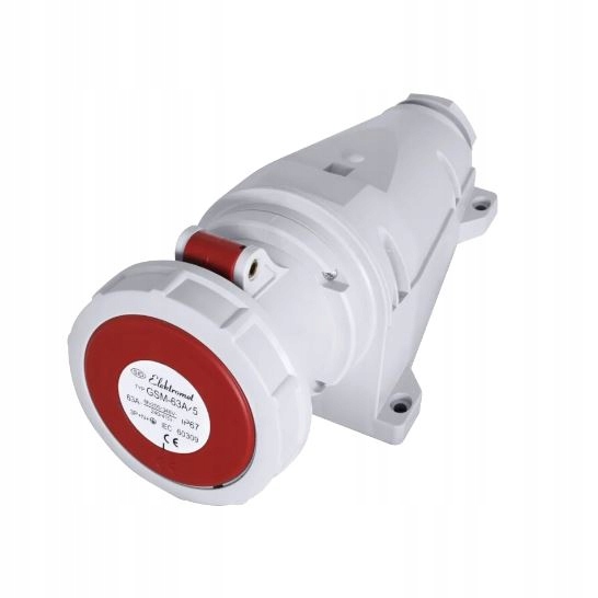 Nástenná Silová Zásuvka Mini Gsm 63A 5P 400V IP67