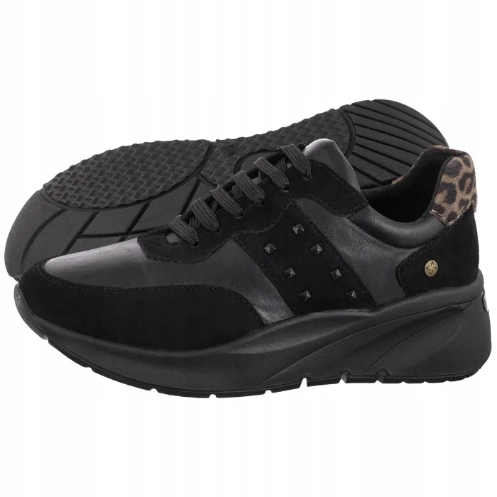 Dámské kožené polobotky Maciejka černé P7239-01/00-7 Black