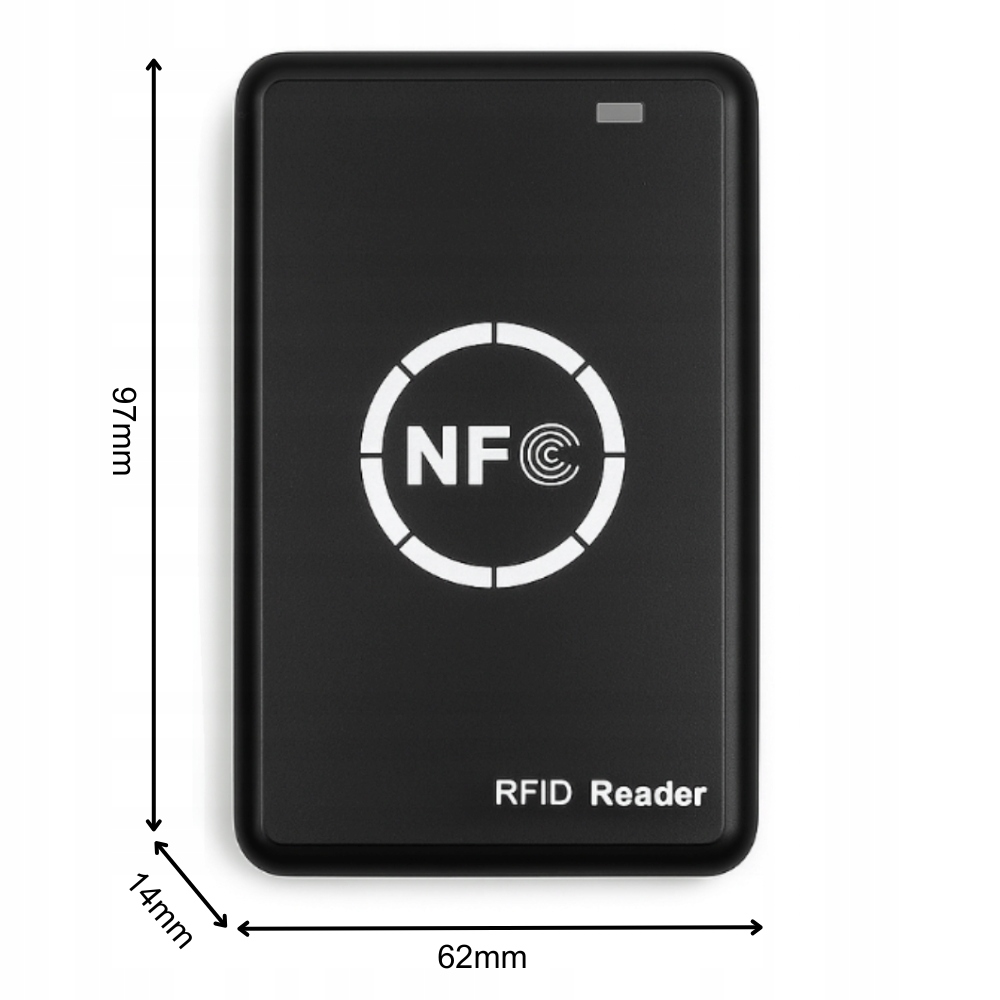 CZYTNIK KART BRELOKÓW ZBLIŻENIOWYCH RFID USB ID IC 125kHz 13.56MHz MIFARE Model RXH3 IC ID