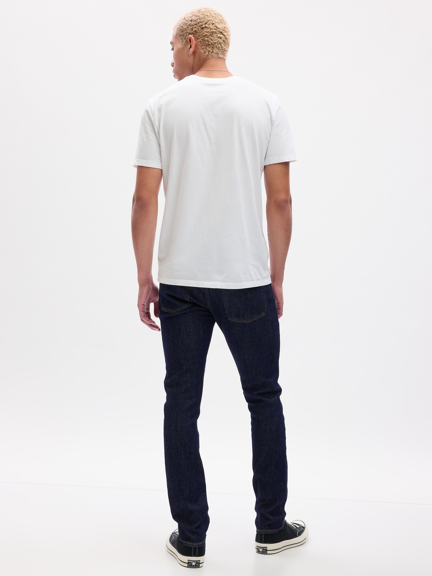 Gap Džíny skinny softmax modrá