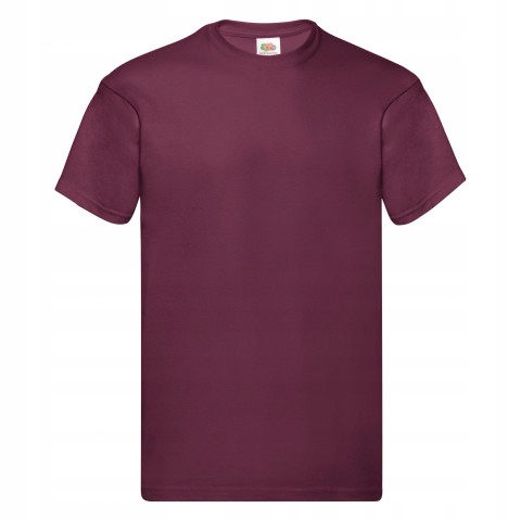 

Koszulka męska Original FruitLoom Burgund 3XL