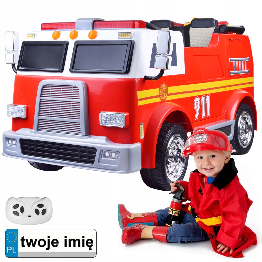 

Auto na akumulator Straż Pożarna na pilota PA0197