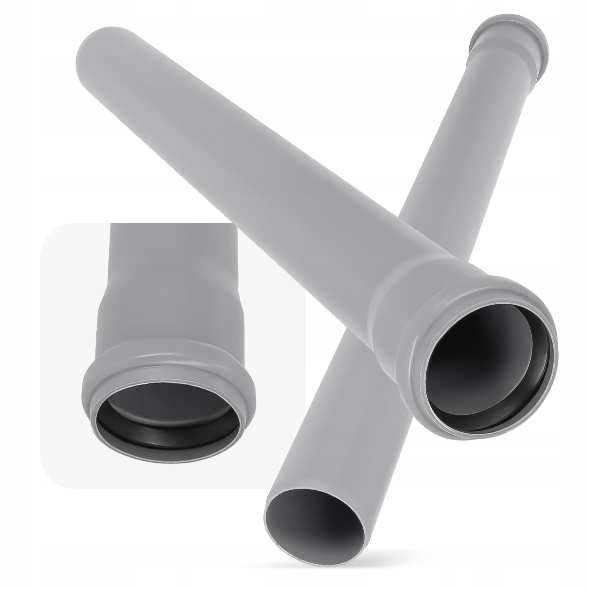 RURA KANALIZACYJNA 50x500 MM PCV PP ODPŁYWOWA WODY WEWNĘTRZNA KANALIZACJA Marka Millto