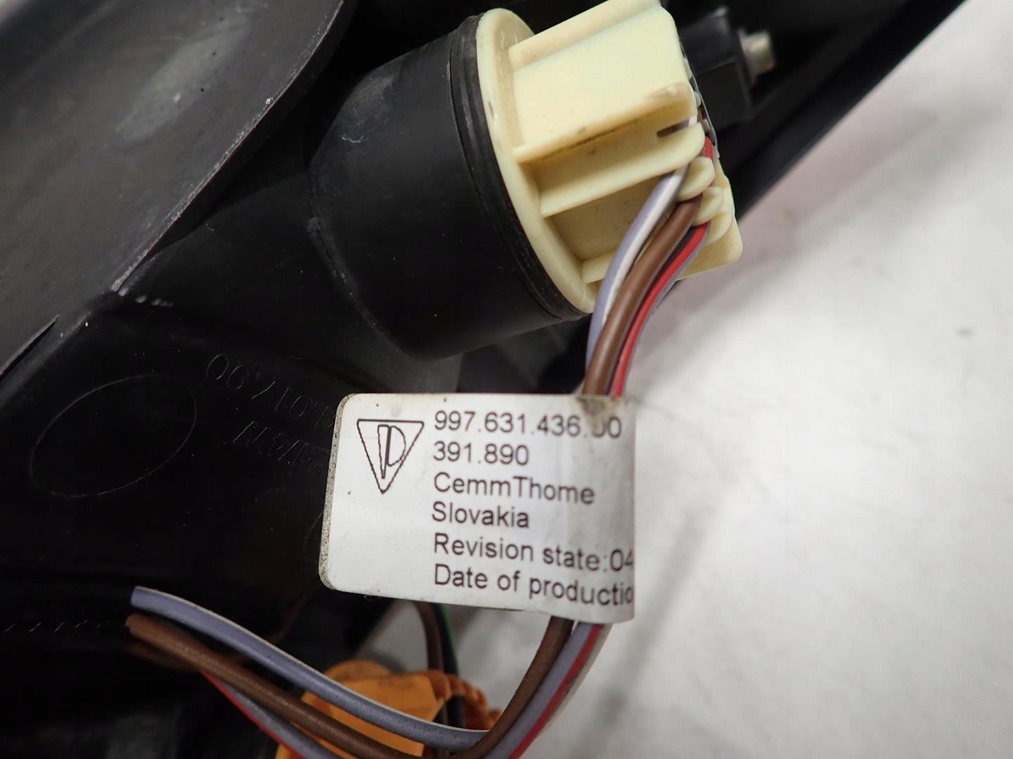 light rear part rear right PORSCHE 911 997 2004-2008 997631436
