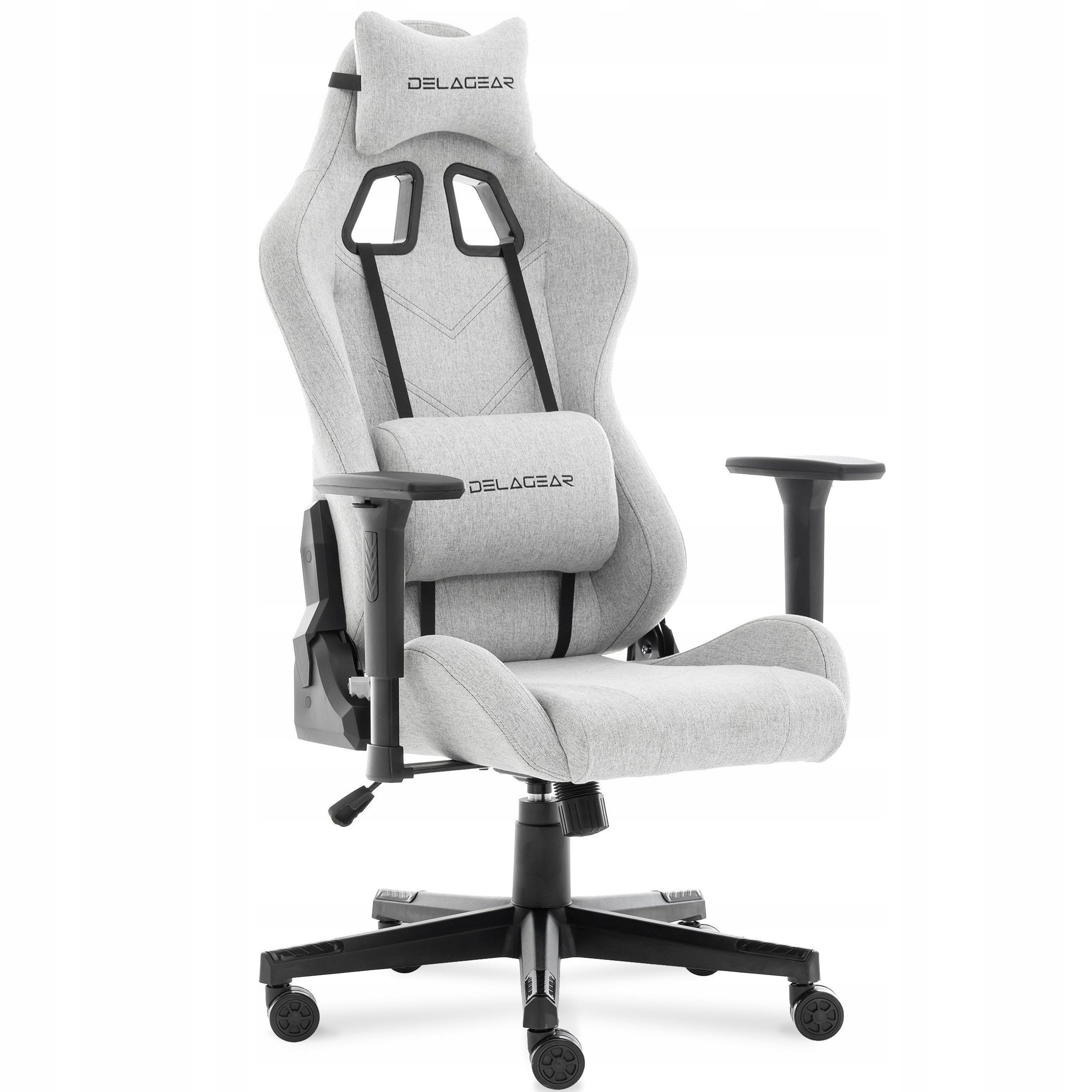 Fotel Gamingowy Delagear G 606 Regulowany Obrotowy Kubełkowy Materiałowy