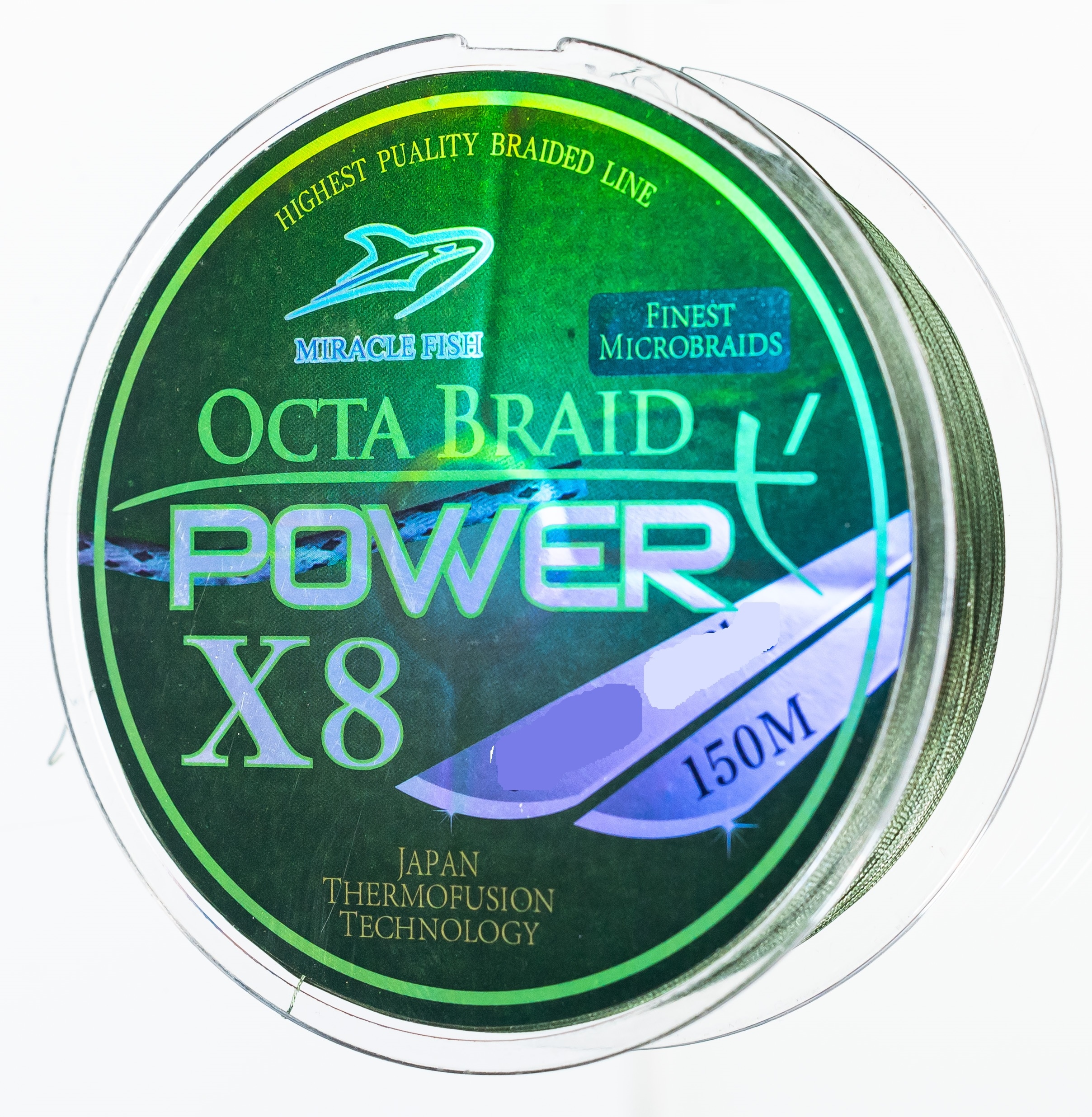 Plecionka Octa Braid Power X8 Green 0,16mm 150m Marka Miracle Fish
