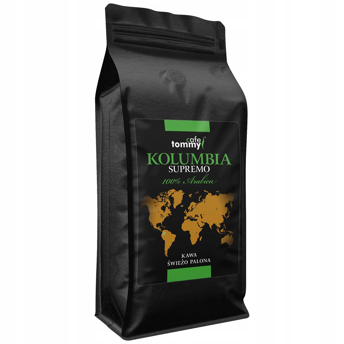 Káva zrnková 1 kg Kolumbie Supremo 100% Arabica Čerstvě pražená do kávovaru