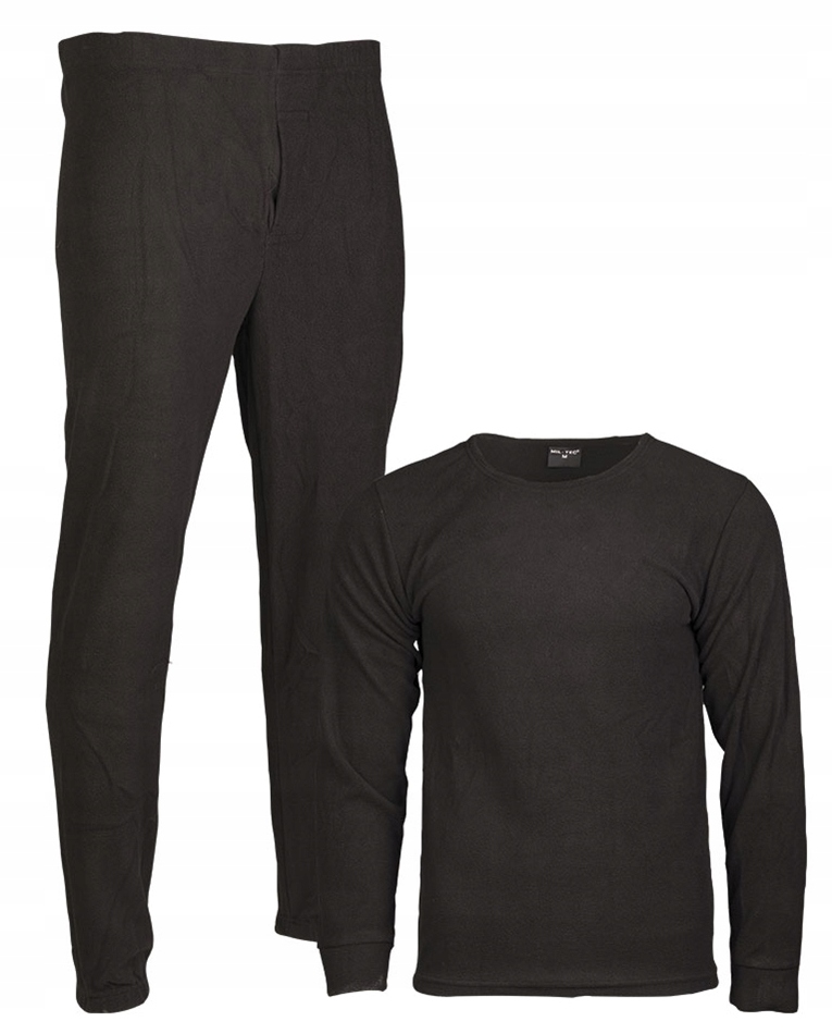 Mil-Tec Bielizna TermoPolarowa Czarna M