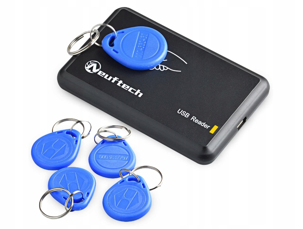 CZYTNIK KART IDENTYFIKACYJNYCH USB Z 5 KLUCZAMI EAN (GTIN) 5487533413296