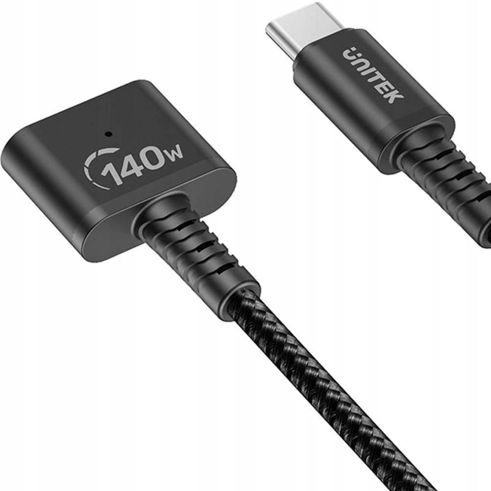Kabel Usb-c na MagSafe 3, pro Macbook, Unitek, 140 W, 2 m odolný při nabíjení