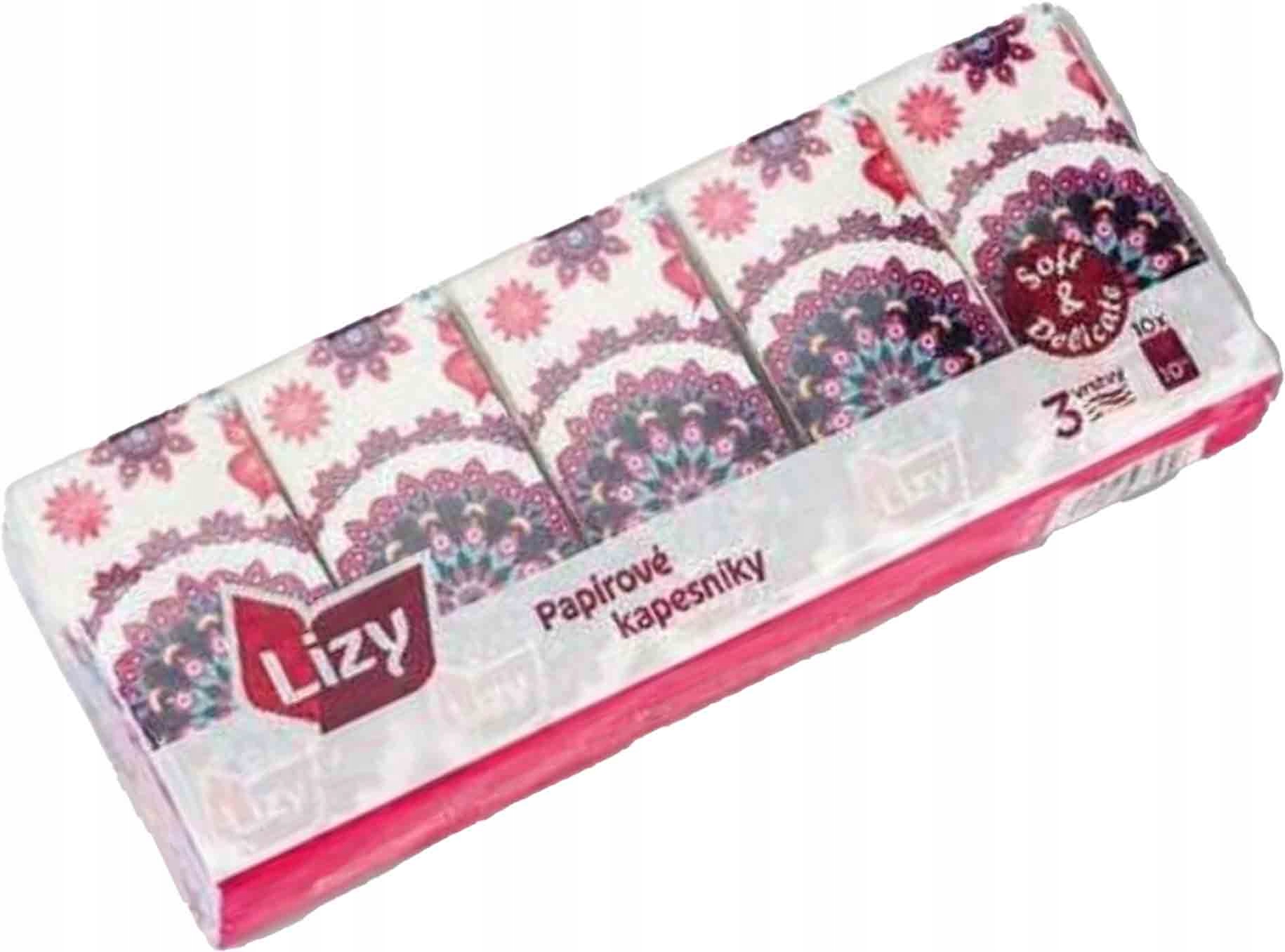

Chusteczki Higieniczne 10X10 Lizy soft & delic