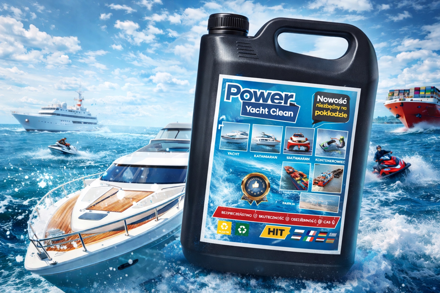 Čištění lodí jachty Power Yacht Clean 5L