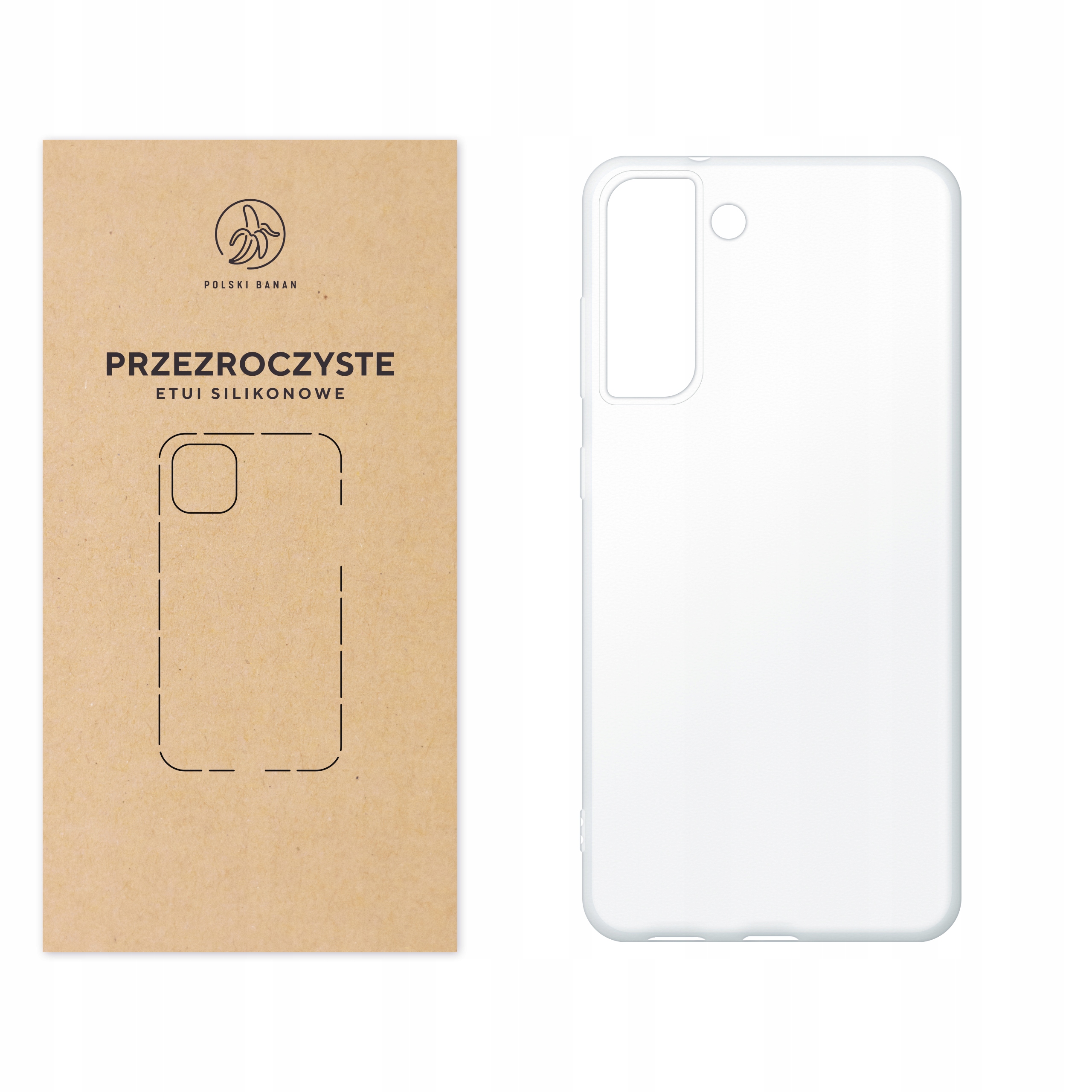 

Etui silikonowe Polski Banan do Samsung S21 Fe