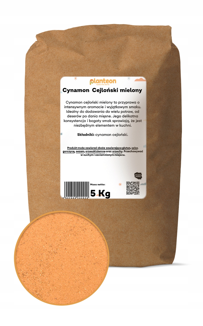 Levně Cejlonská skořice mletá Srí Lanka 5 kg z ostrova Cejlon, Asie, Srí Lanka