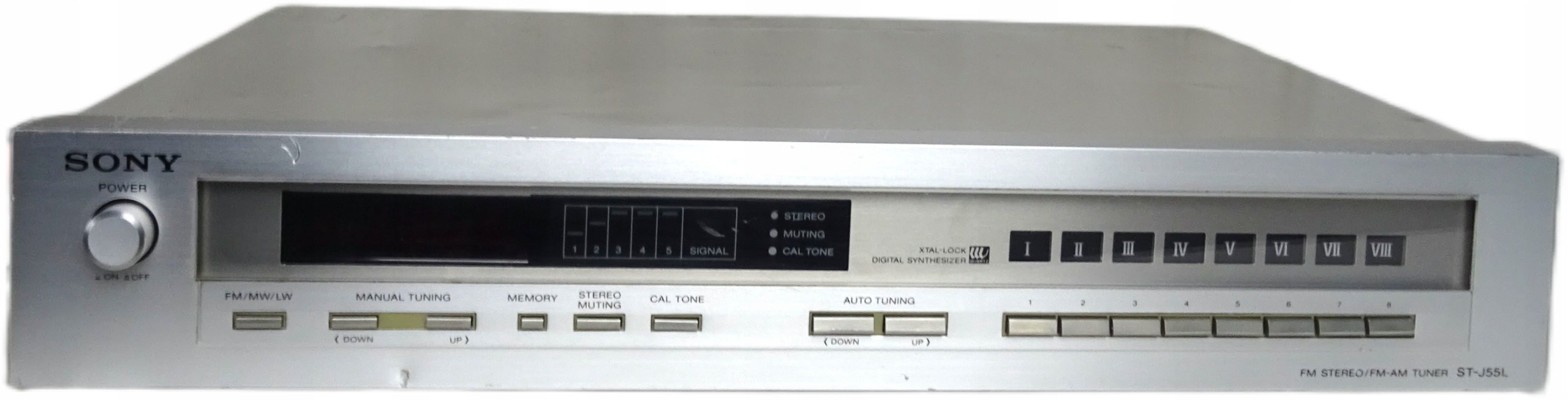 Tuner FM Stereo FM-AM SONY ST-J55L FM, MW, LW Vintage Japan Model ST-J55L