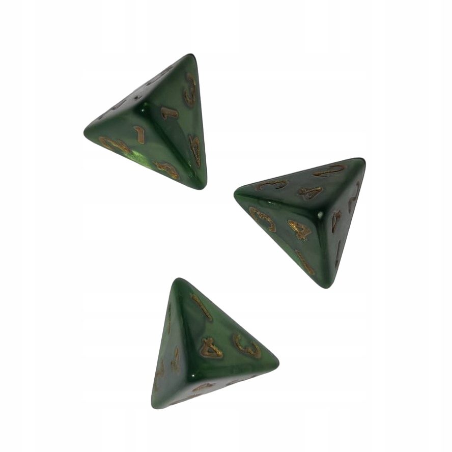 ZESTAW 25 KOSTEK K4 RPG ELFICKA ZASADZKA KOŚĆ CZTEROŚCIENNA Producent RGFK