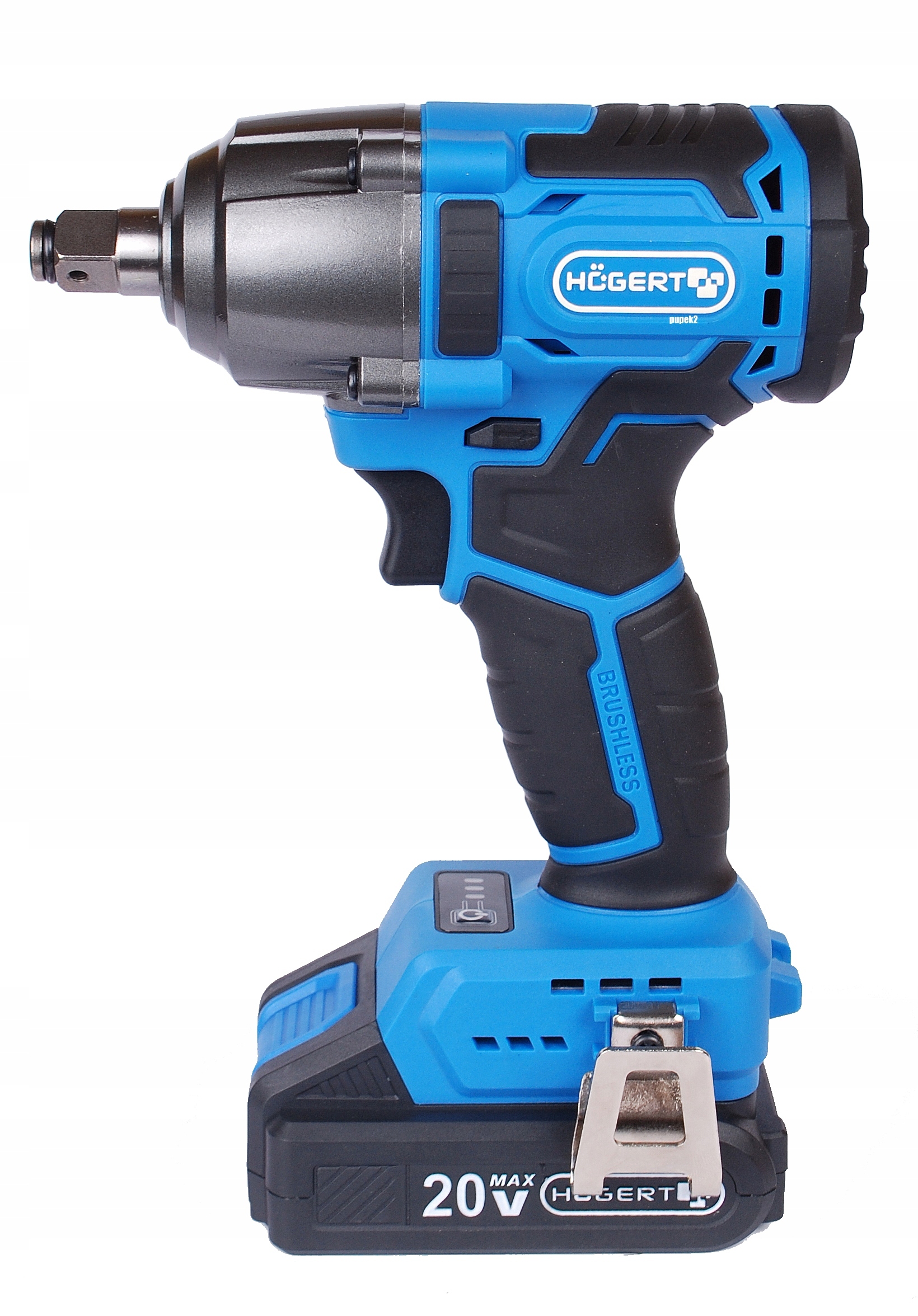 HOGERT KLUCZ UDAROWY AKUMULATOROWY DO KÓŁ 1/2" 400Nm 20V 2.0Ah Högert EAN (GTIN) 5902801359132