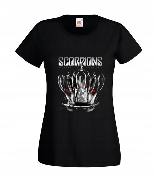 Damska KOSZULKA Scorpions KONCERT WZORY Rozmiar 34