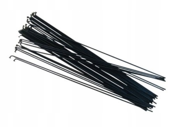 Sle szprycha ocynk czarna 258 mm zestaw 18 sztuk
