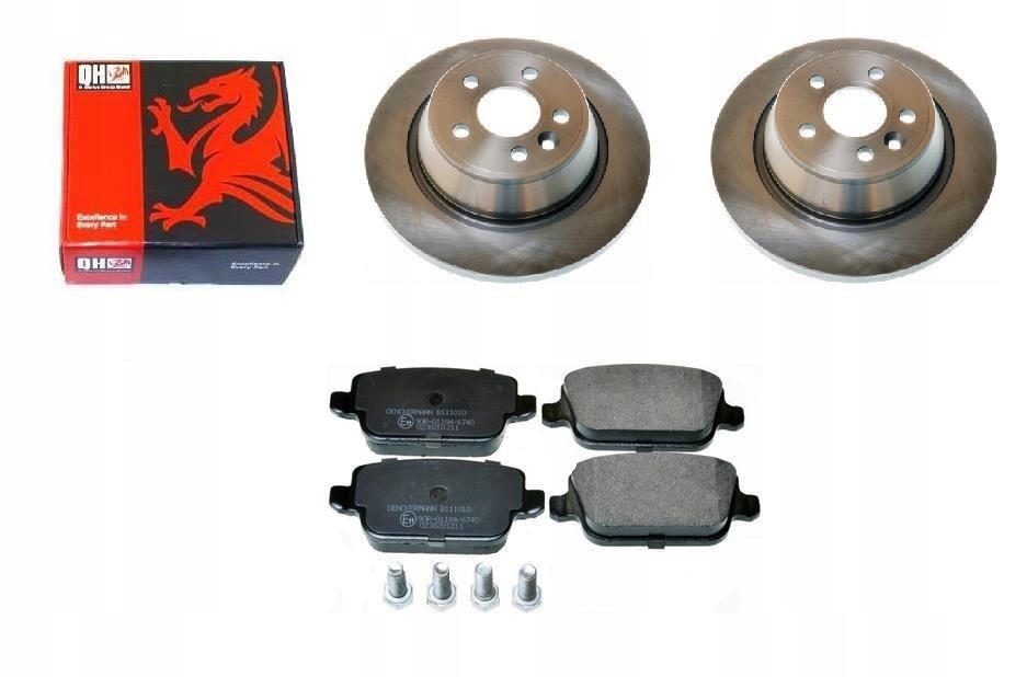 Kotouče Kostky Volvo S80 II Zadní Sada. 302 MM