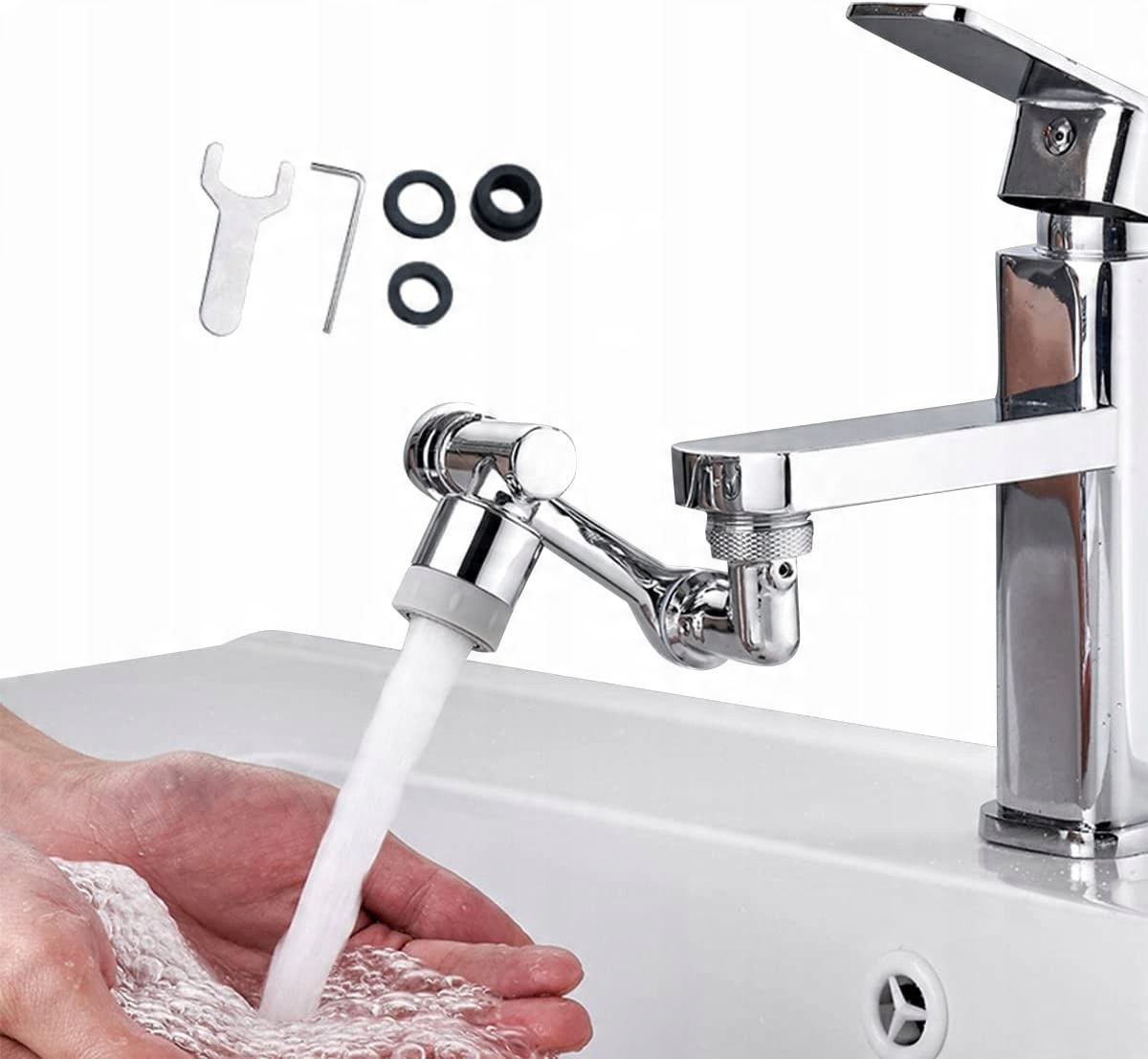 

Obrotowy Aerator Kranu Prezdłużacz Do Kranu 1080°