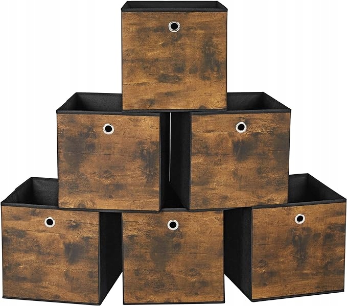 Organizéry Krabice Úložné Boxy 6 Kusů Songmics 33x33x33 cm