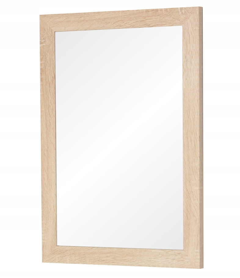 Lustro w ramie klejonej PREMIUM 80x70 DĄB SONOMA