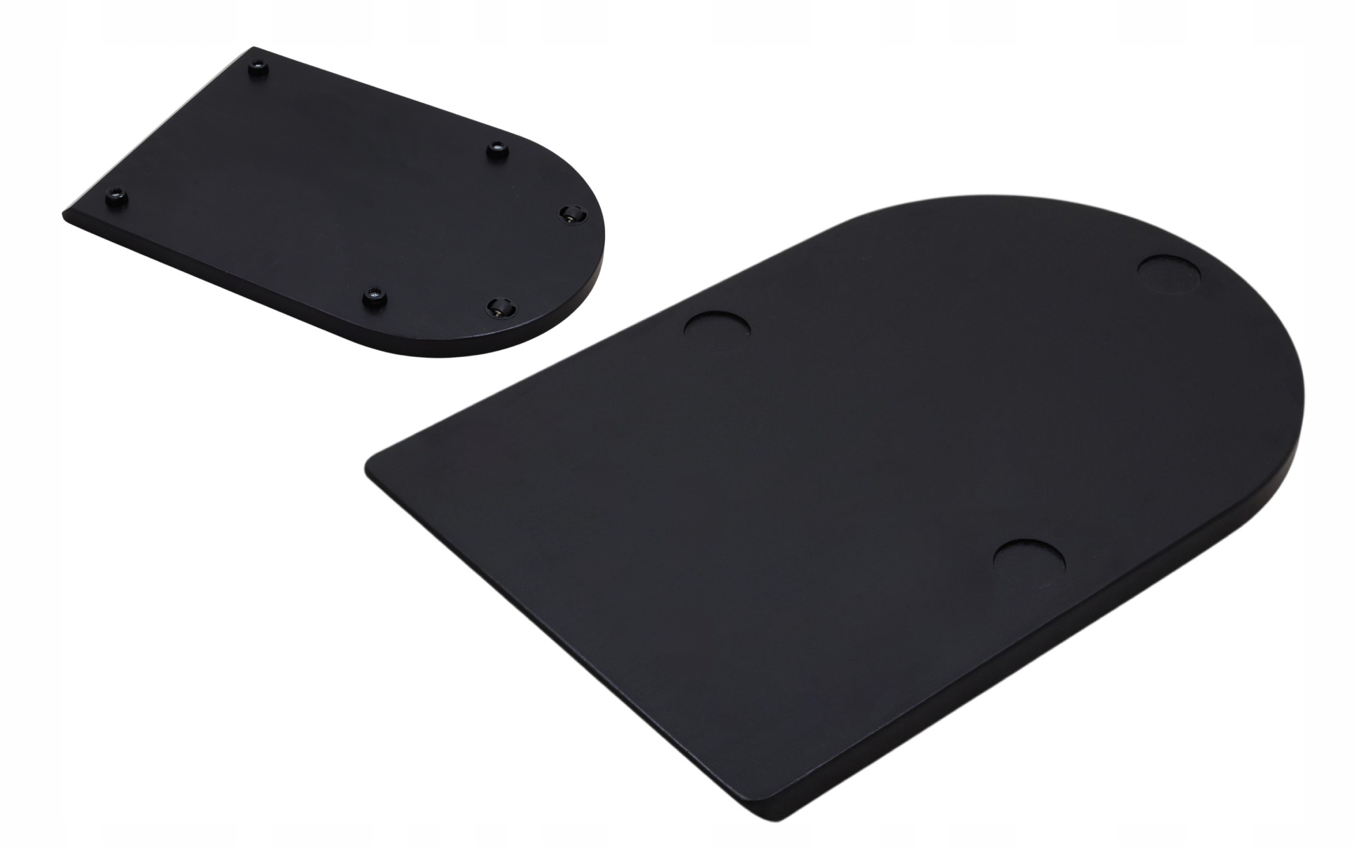 Dřevěná Buková Deska Pod Thermomix 7 S Kolečky TM7 Černá podložka