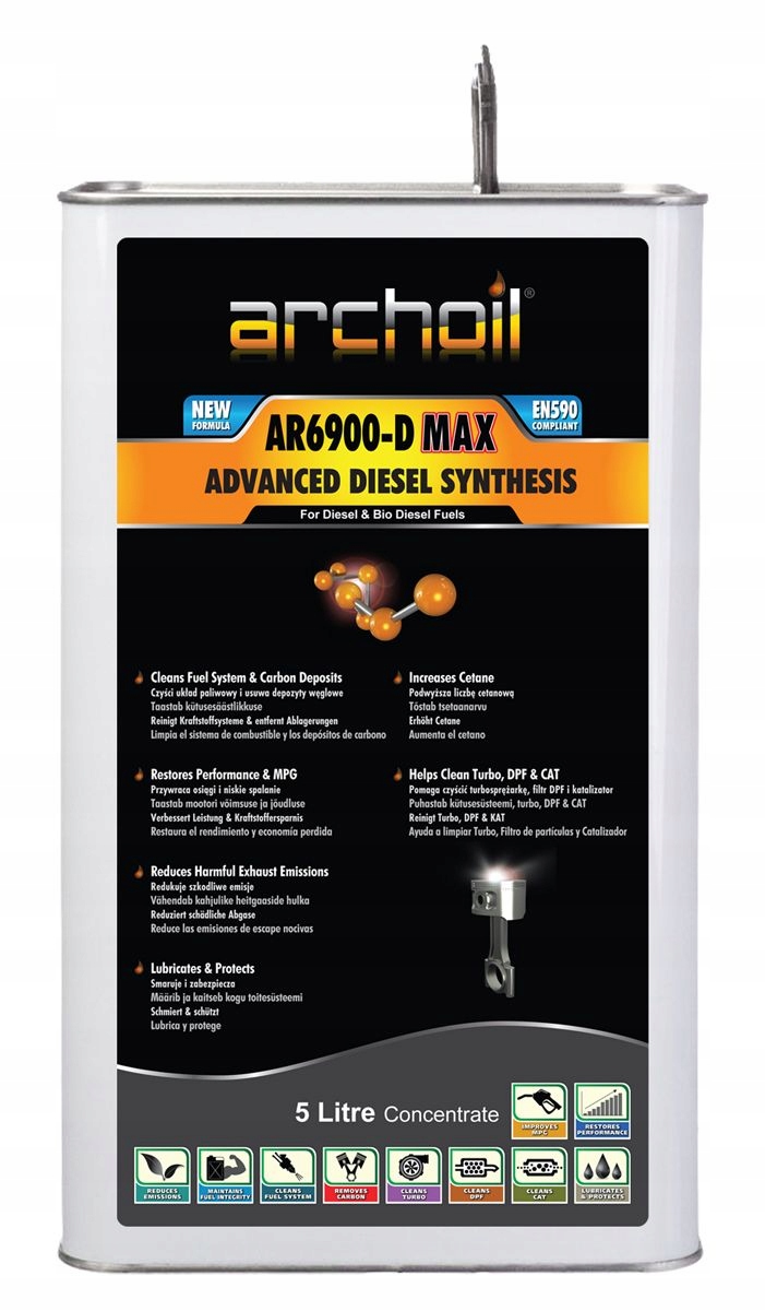 Archoil AR6900-D Max 5L dodatek do diesla oleju napędowego On