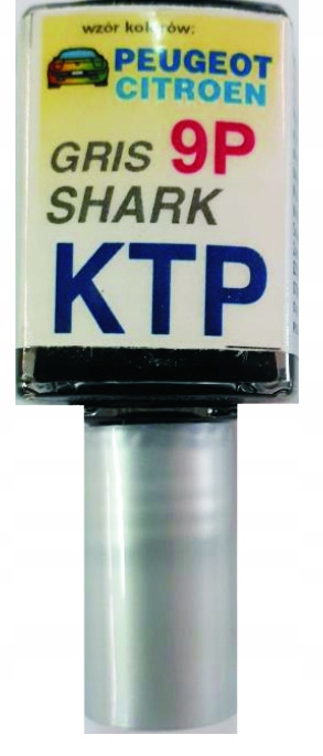 Zaprawka do rys 10ml Citroen Peugeot Ktp 9P Shark Gris
