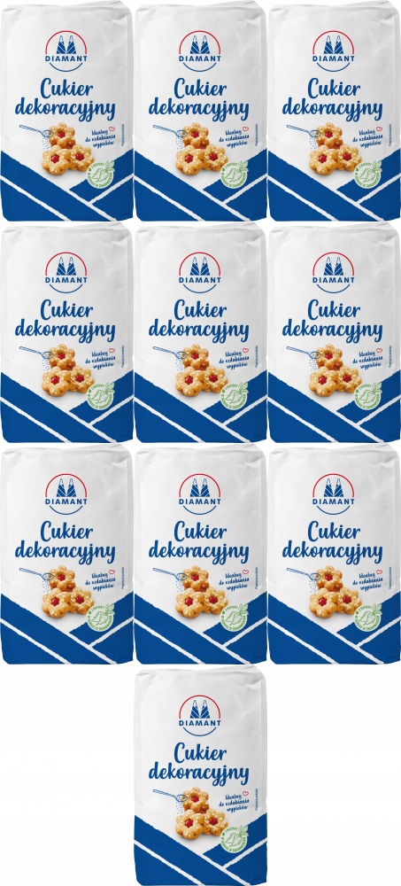 Diamant Cukier gruba rafinada 1kg x10