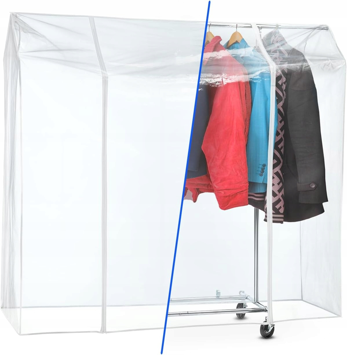 Průhledný obal na věšák na oblečení, 130x160x60, Tatkraft Anwalt