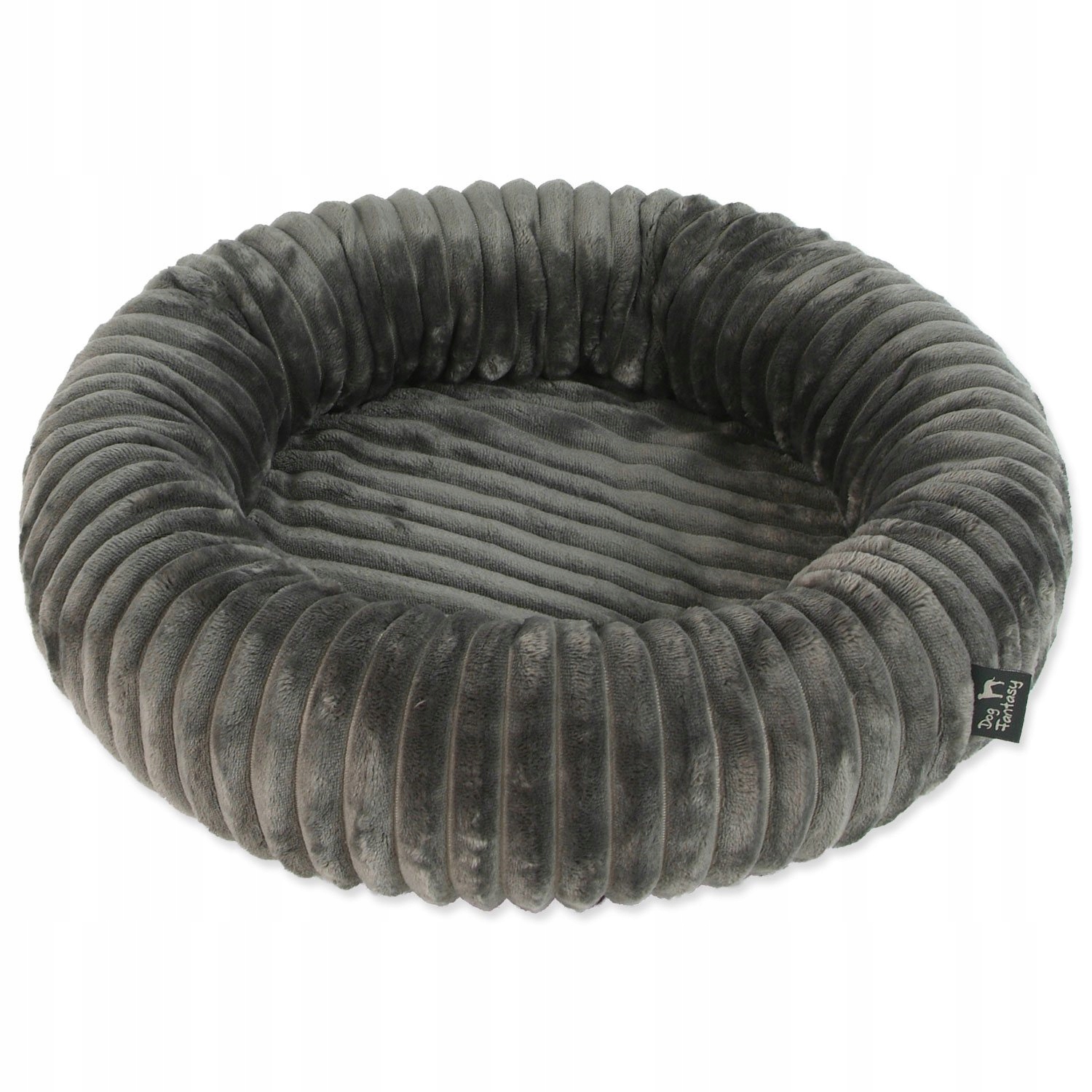 Pelech Dog Fantasy Stripe kulatý šedivý 70cm