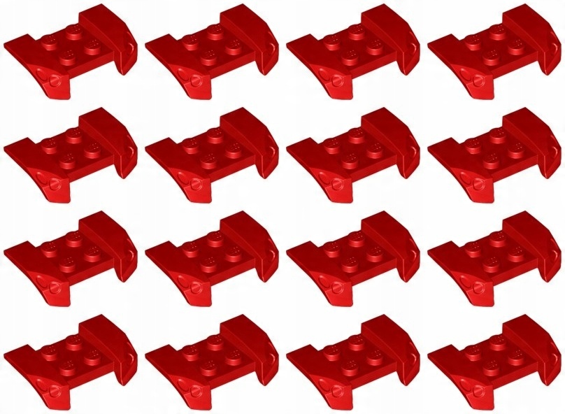 

Lego 44674 Nadkole 2x4 czerwone Nowe (20g) 16 szt.