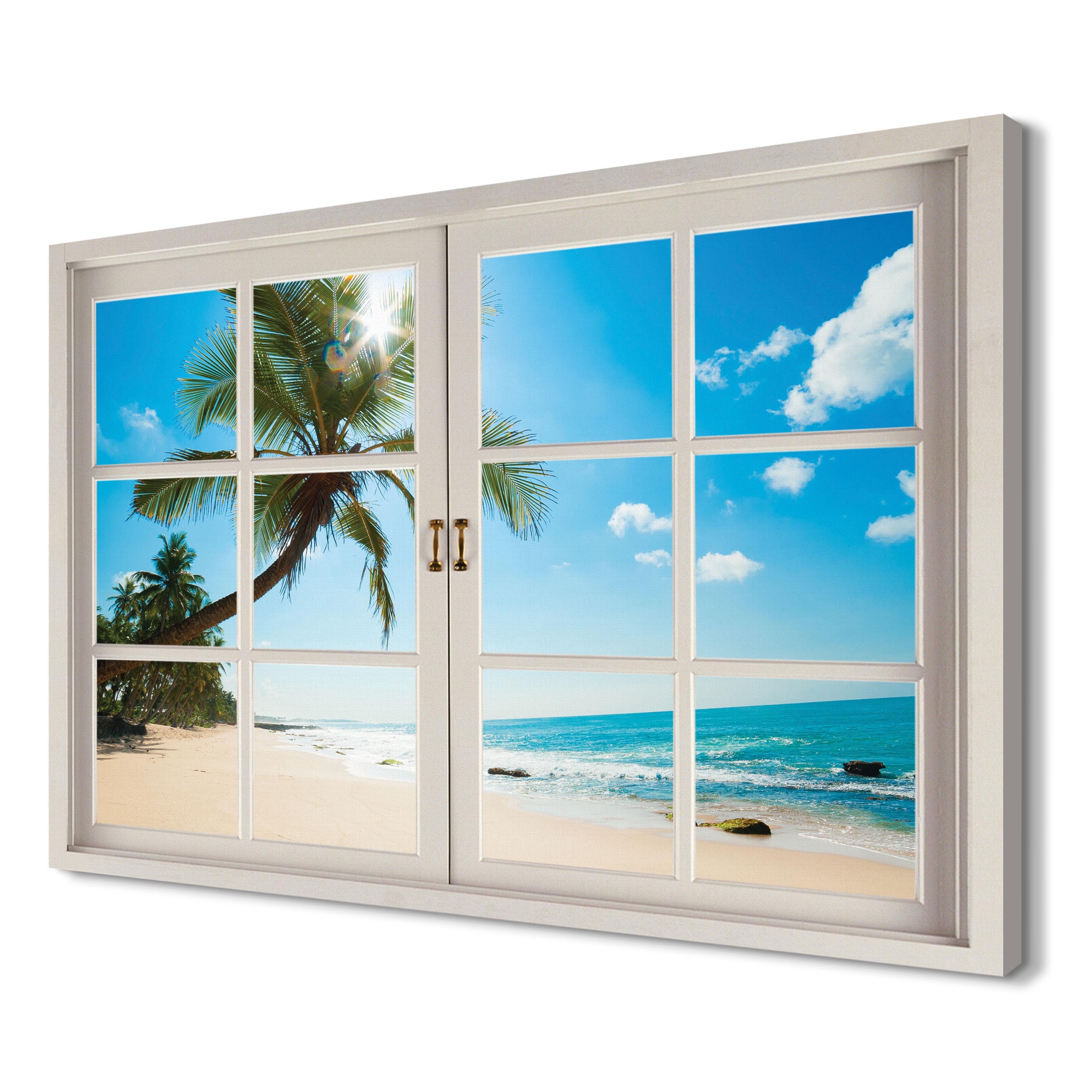 

Tropikalna plaża do jadalni 120x80 Obraz canvas 3d