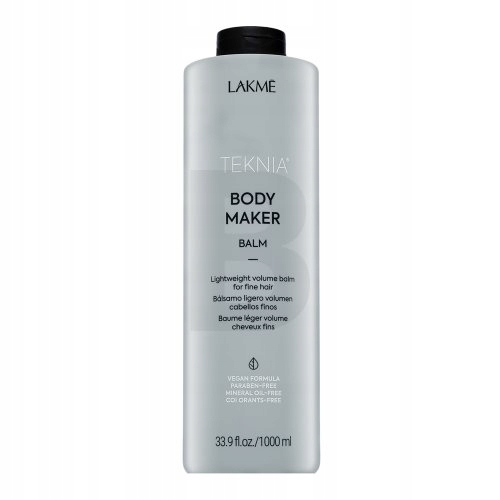 Lakmé Teknia Body Maker Balm posilující kondicionér pro objem vlasů 1000 ml