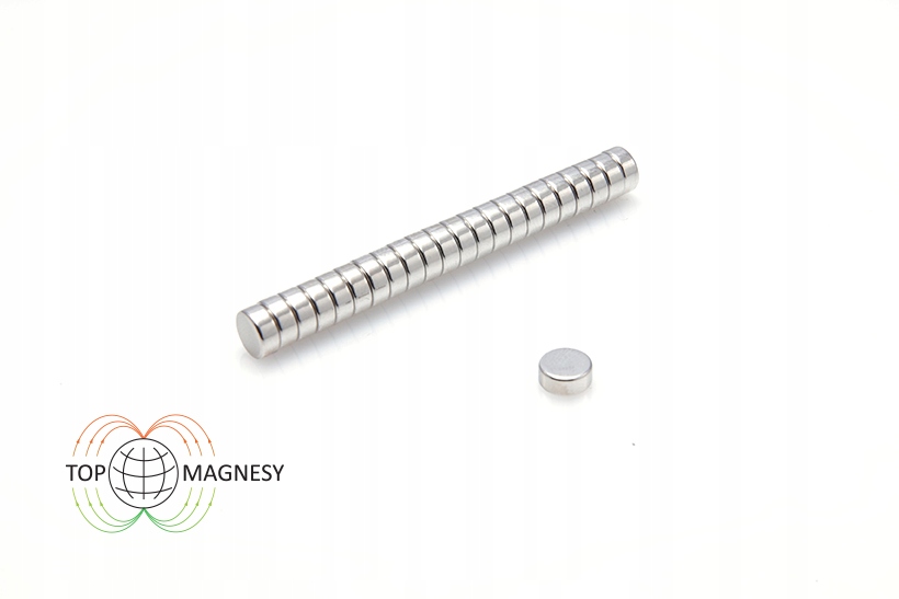 Magnes Neodymowy Walcowy MW 6x2,5 mm N38 3 szt. EAN (GTIN) 5908226235051