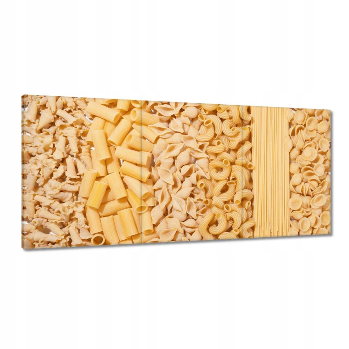 Obrazy 210x100 Druhy cestovín pasta