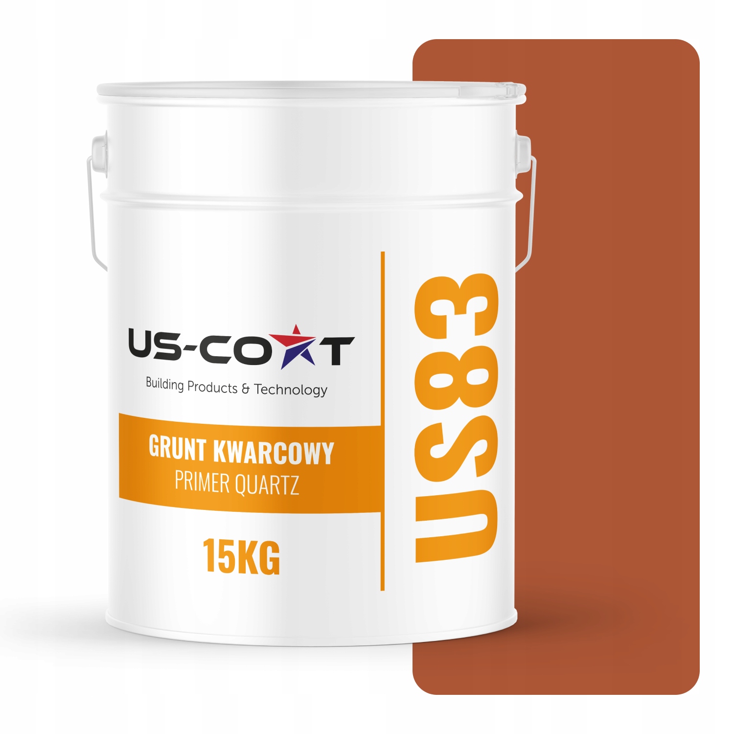 Roubovací Křemenný Podklad Pod Architektonický Beton 15 Kg, Barva Rezavá F336