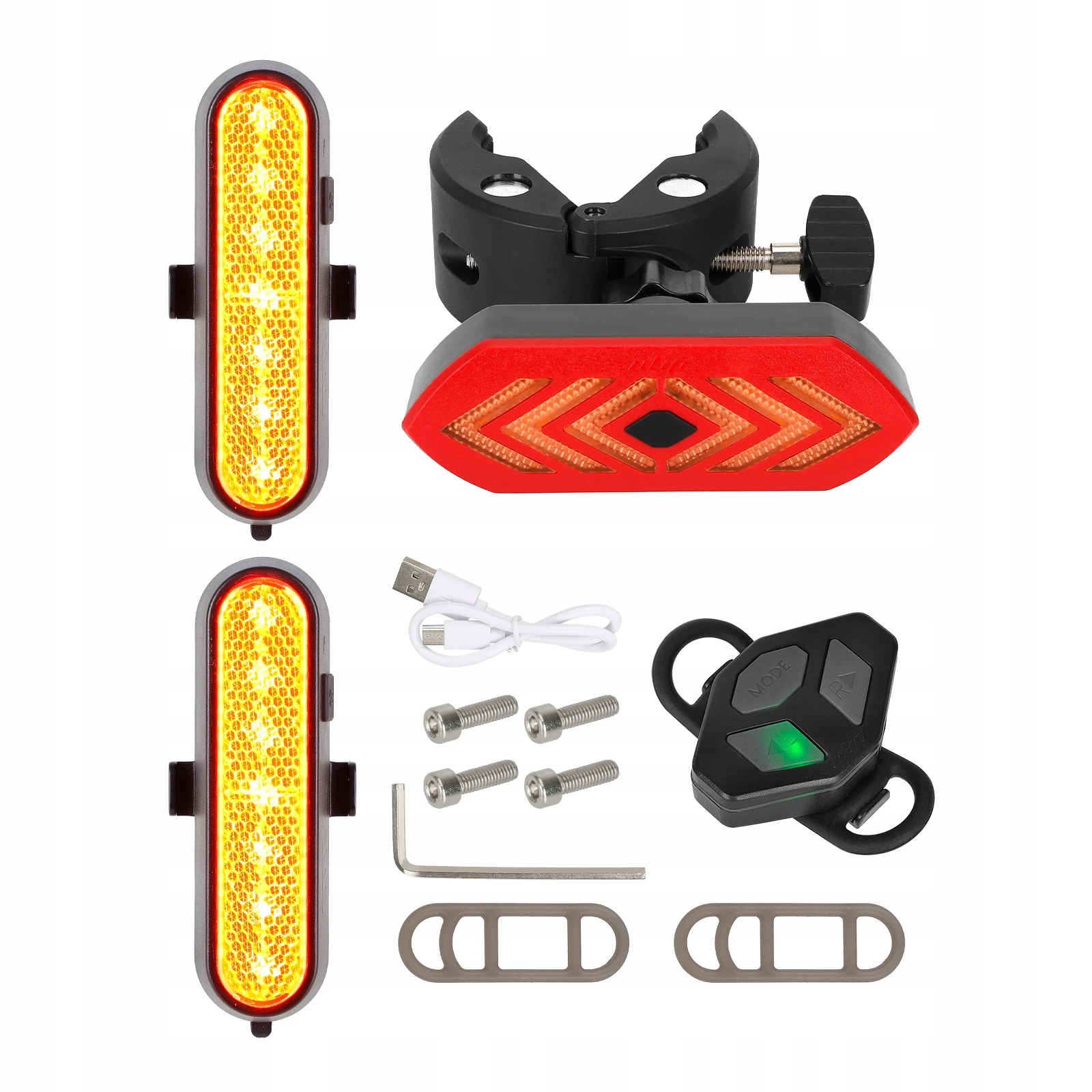 Oranžové směrové světlo zadní světlo Ulip pro Xiaomi M365/PRO 2/Mi 3