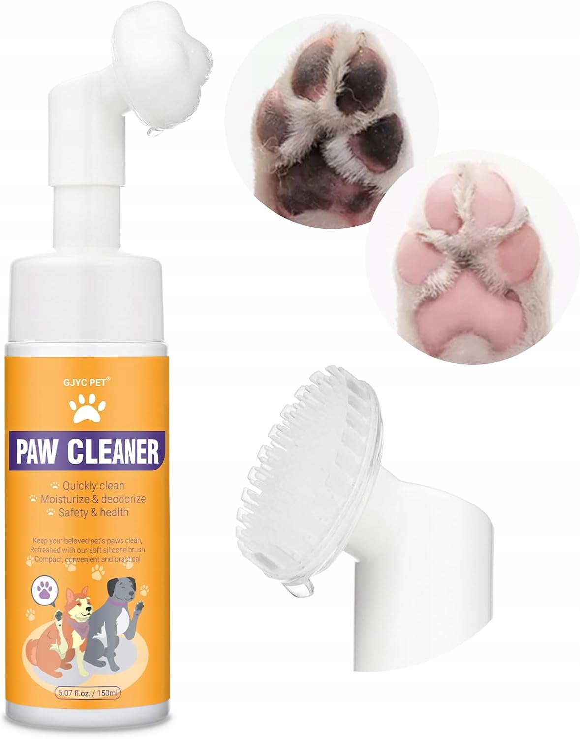 Gjyc Pet pěna na tlapky hypoalergenní, svěží vůně 150 Ml pes kočka