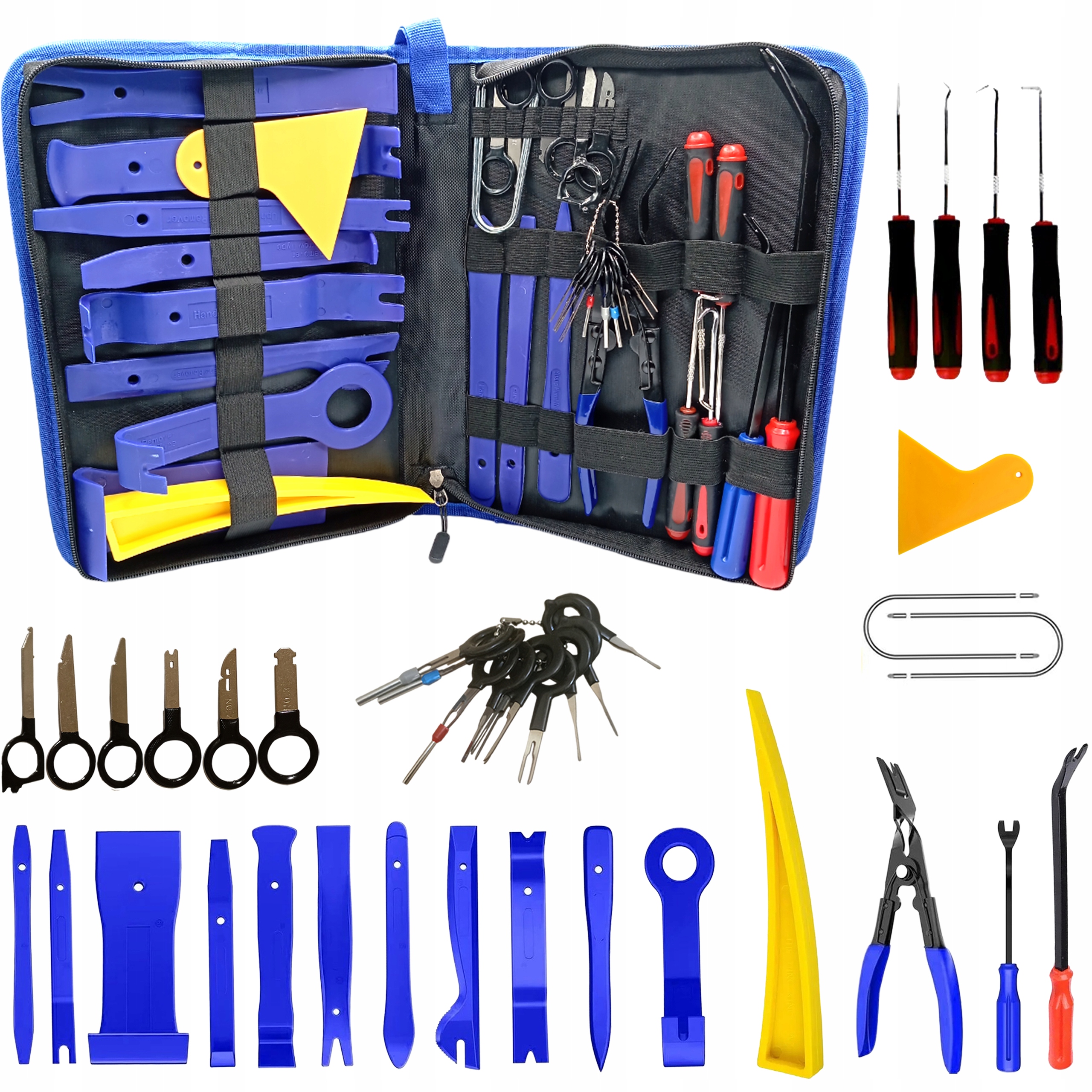 Sada Na Demontáž Čalounění, Stahováky, Klíče, Páčidla, Profesionální Nářadí