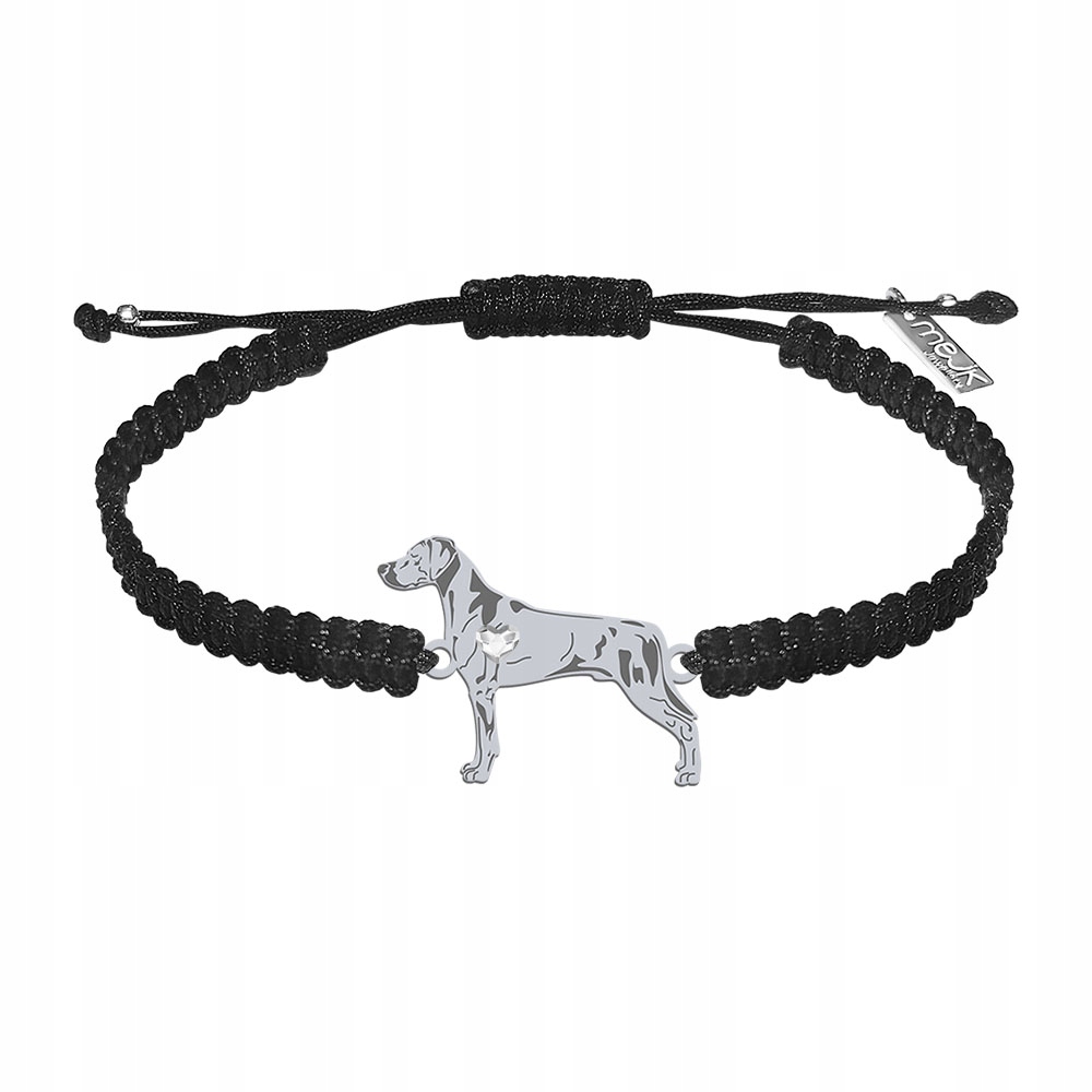 Stříbrný náramek z Rhodéského ridgebacku 925 Makramé Šperky Gravírování