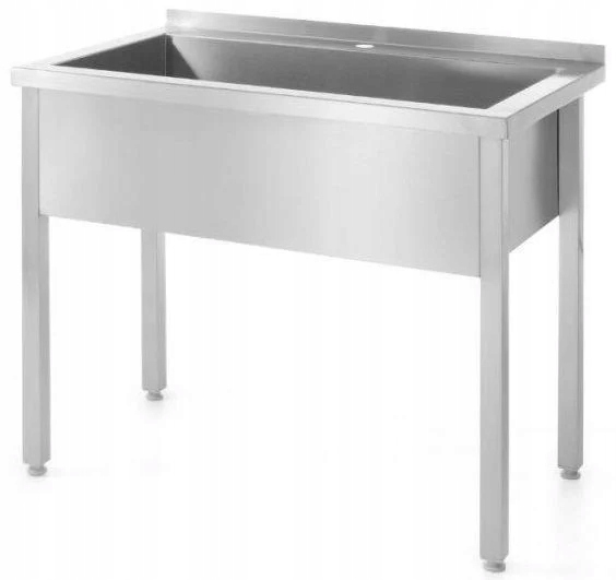 Hendi Stůl s jednokomorovým bazénem – svařovaný, rozměr 800x600x(H)850 mm