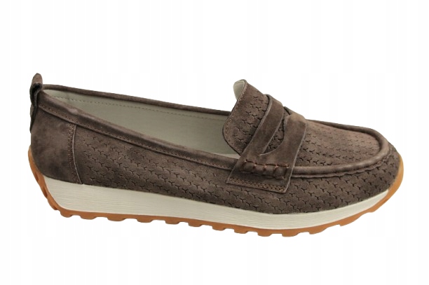 Dámské mokasíny Sergio Leone Semišová kůže SP-009 vel.39 čokoládové