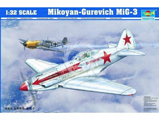 Mikoyan-Gurevich MiG-3 Trumpeter 02230 měřítko 1/32