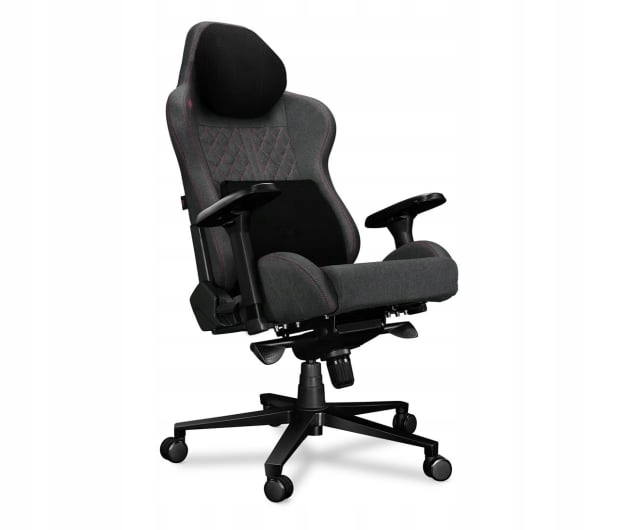 Fotel gamingowy Yumisu 2050 Magnetic (Ciemnoszaro Różowy) Tkanina