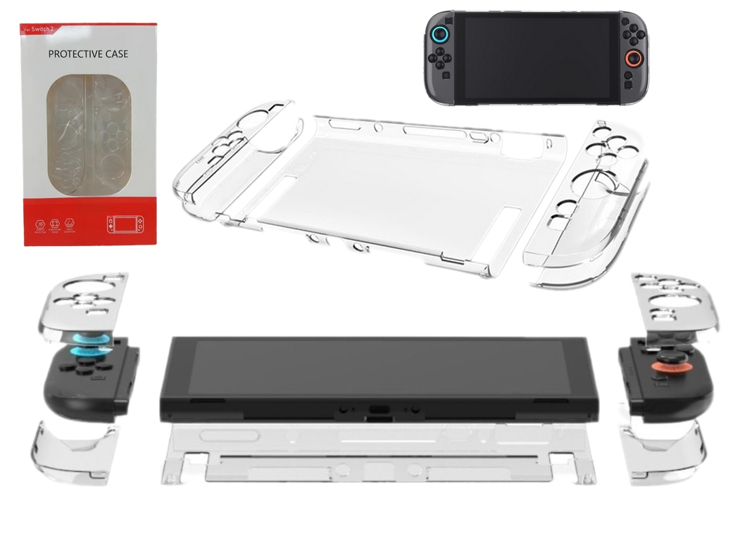 TRANSPARENTNE ETUI OCHRONNE NAKŁADKA TPU CASE OBUDOWA DO NINTENDO SWITCH 2